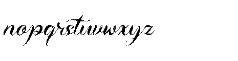 Maileya Vintage Regular Font LOWERCASE