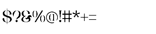 Mailing Signal Regular Font OTHER CHARS
