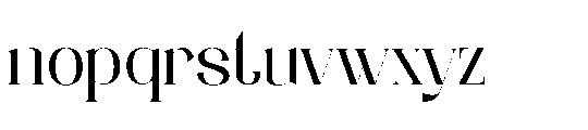 Mailing Signal Regular Font LOWERCASE