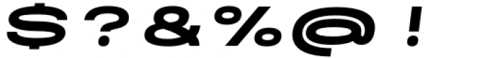 Maincode Black 200 Oblique Font OTHER CHARS