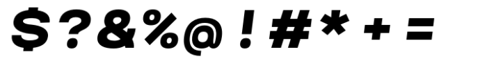 Maincode Mono Black 100 Oblique Font OTHER CHARS
