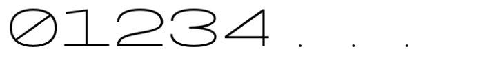 Maincode Mono Thin 150 Font OTHER CHARS