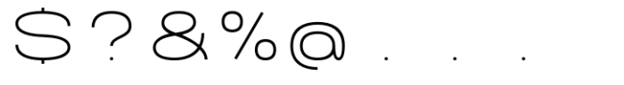 Maincode Mono Thin 150 Font OTHER CHARS