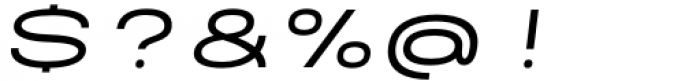 Maincode Regular 175 Oblique Font OTHER CHARS