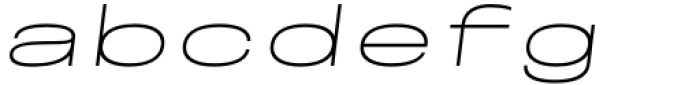 Maincode Thin 150 Oblique Font LOWERCASE