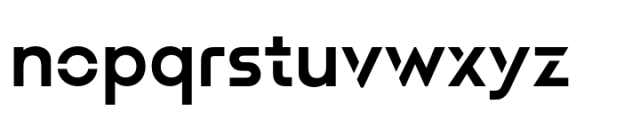 Mained Font LOWERCASE