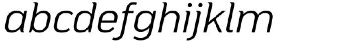 Mainlux Italic Font LOWERCASE