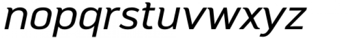 Mainlux Medium Italic Font LOWERCASE