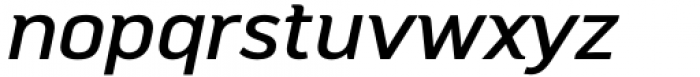 Mainlux Semi Bold Italic Font LOWERCASE