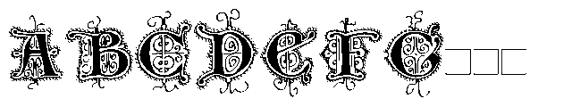 Mainz Manuscript Initials FONT
