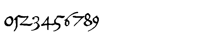 Mainz Manuscript Regular Font OTHER CHARS