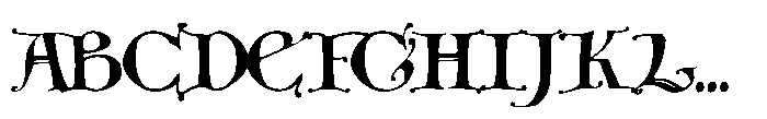 Mainz Manuscript Regular Font UPPERCASE