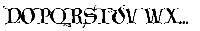 Mainz Manuscript Regular Font UPPERCASE