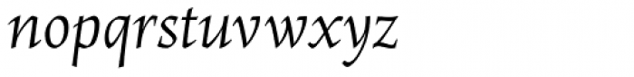 Maiola Cyrillic Italic Font LOWERCASE