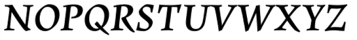 Maiola OT Bold Italic Font UPPERCASE
