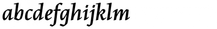 Maiola OT Bold Italic Font LOWERCASE