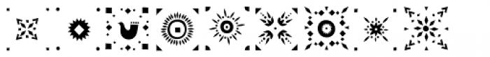 Maiolica Symbol Font UPPERCASE