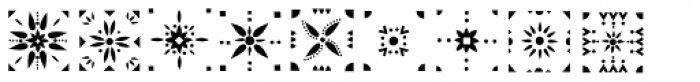 Maiolica Symbol Font UPPERCASE