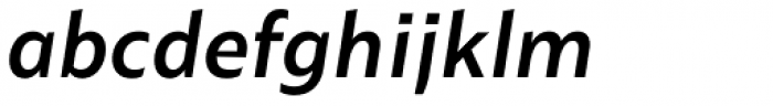 Maipo Sans Semi Bold Italic Font LOWERCASE