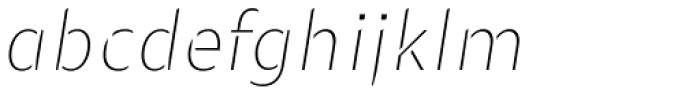 Maipo Sans Stencil Thin Italic Font LOWERCASE