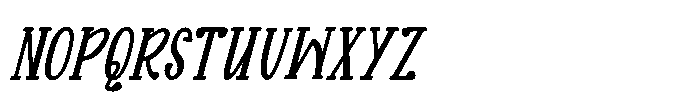 Maison Veloria Slant Font UPPERCASE
