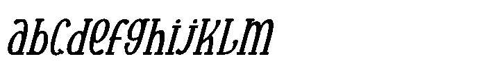 Maison Veloria Slant FONT