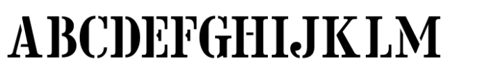 Maitre d Stencil JNL Regular FONT
