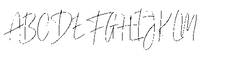 Majestic Writing Font UPPERCASE