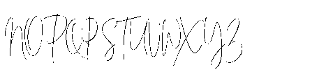 Majestic Writing Font UPPERCASE