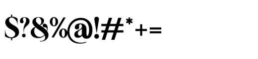 Majestical Font OTHER CHARS