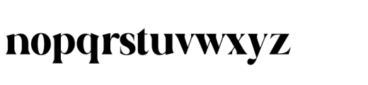 Majestical Font LOWERCASE