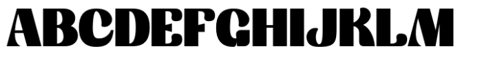 Majestique Black Font UPPERCASE
