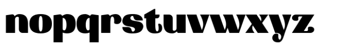 Majestique Black Font LOWERCASE