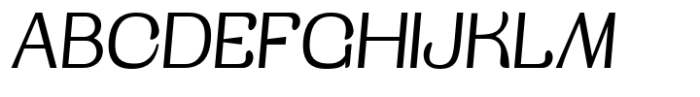 Majestique Light Italic Font UPPERCASE