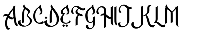 Majidi Mirage Regular Font UPPERCASE