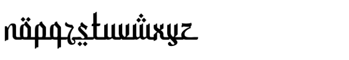 Majidi Mirage Regular Font LOWERCASE