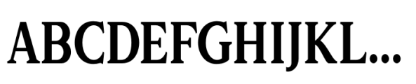 Major Birch Condensed Font LOWERCASE