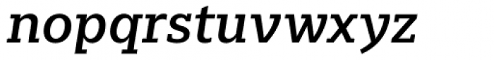 Majora Pro Semi Bold Italic Font LOWERCASE
