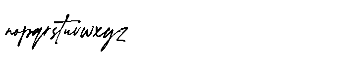 Majority Reminder Font LOWERCASE