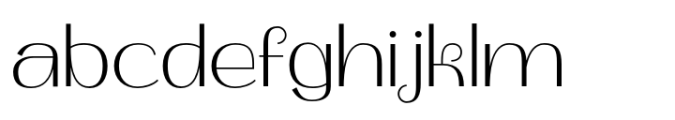 Mak Light High Font LOWERCASE