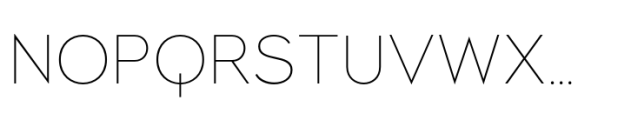 Makani Thin Font UPPERCASE
