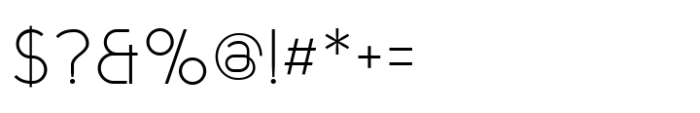 Makaryo Extra Light Font OTHER CHARS