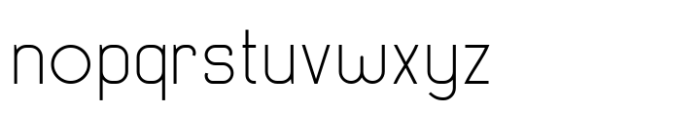 Makaryo Extra Light Font LOWERCASE
