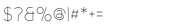 Makaryo Thin Font OTHER CHARS