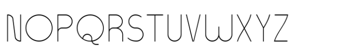 Makaryo Thin Font UPPERCASE