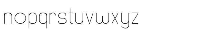 Makaryo Thin Font LOWERCASE