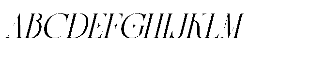 Makcasa Italic Font UPPERCASE