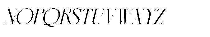 Makcasa Italic Font UPPERCASE