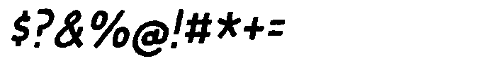 Make It Click Make Italic Click Italic Font OTHER CHARS