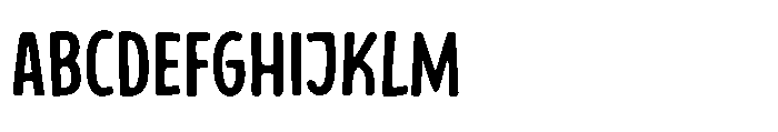 Make Things Sans Font UPPERCASE